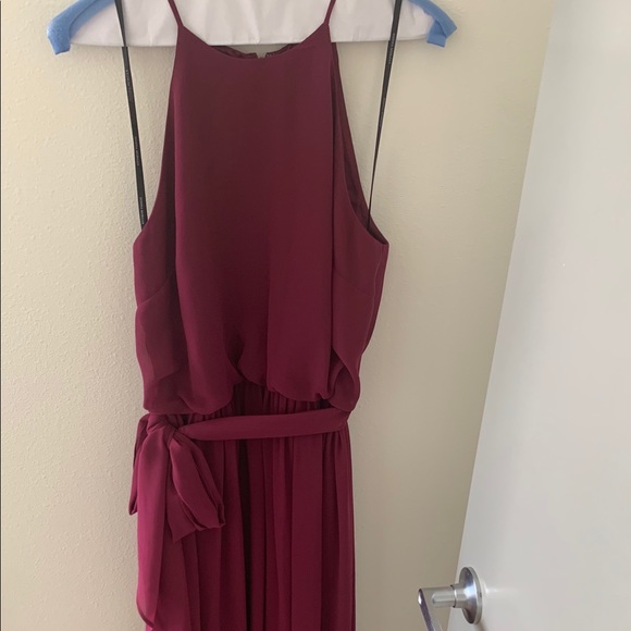 Donna Morgan Alana Dress in Deep Amethyst - Picture 4 of 5